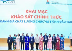 Khai mạc khảo sát chính thức đánh giá chất lượng các chương trình đào tạo tại Học viện Chính sách và Phát triển